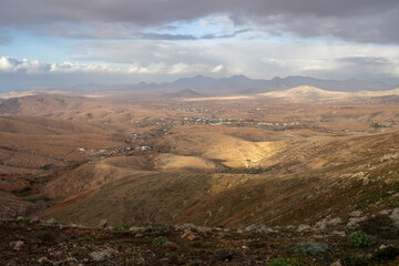 Valley from a mountain, Betancuria, Spain