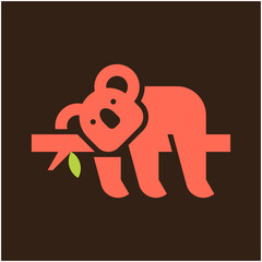 Koala Logo. Icon design. Template elements