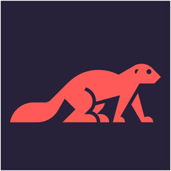 Xerus Logo. Icon design. Template elements