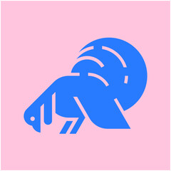 Turkey Logo. Icon design. Template elements