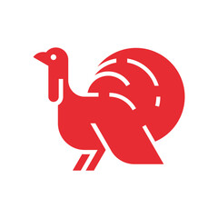 Turkey Logo. Icon design. Template elements
