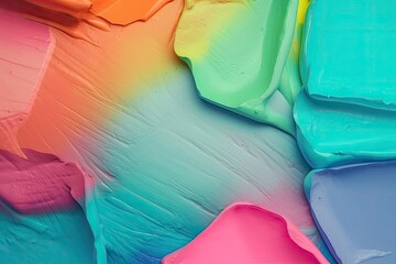 vibrant and colorful paint splatter. Generative AI