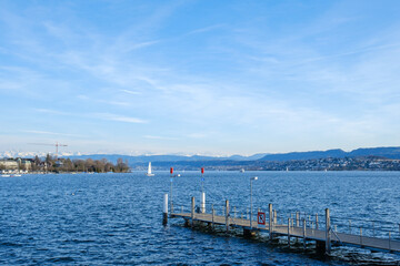 zurich lake in Switzerland