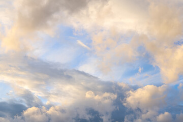 Abstract magical sky before the storm background
