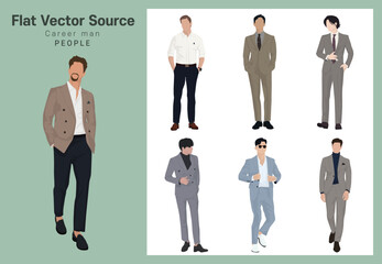 Office worker, corporate employee, commuting fashion, person silhouette source