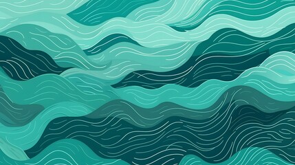 Simple and subtle aquatic background pattern for web and poster design. Generative AI