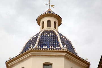 Dome of Consol Church Domes; Altea; Alicante; Spain