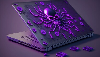 Laptop Virus Computer Virus Notebook Virus Table Virus