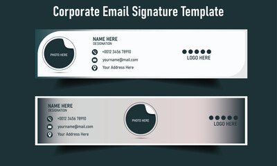 Corporate Email Signature template