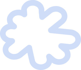 Obraz premium cute pastel doodle line element decoration