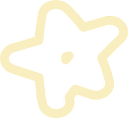 Obraz premium cute pastel doodle line element decoration