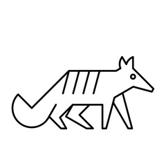 Numbat Logo. Icon design. Template elements