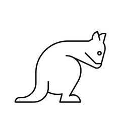 Quokka Logo. Icon design. Template elements