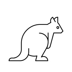 Quokka Logo. Icon design. Template elements