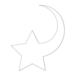 Abstract Y2K Element Isolated on Transparent Background, 3D Glass Shape, Universal Geometric Design Graphic