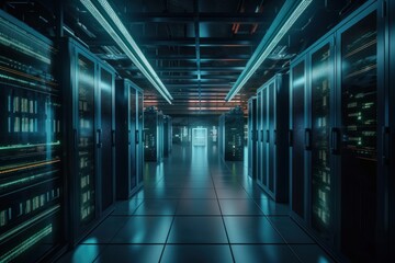 Concept Data center. Networks. Cryptocurrency Blockchain Illustrations. Cryptocurrency Background.  Mining cryptocurrency. Generative ai