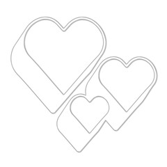 Abstract Y2K Element Isolated on Transparent Background, 3D Glass Shape, Universal Geometric Design Graphic