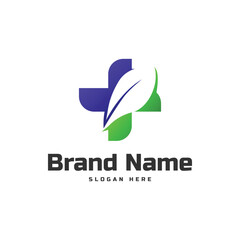 Medical care logo identity brand design