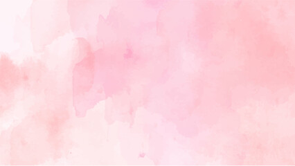 Abstract pink watercolor background for your design, watercolor background concept, vector.