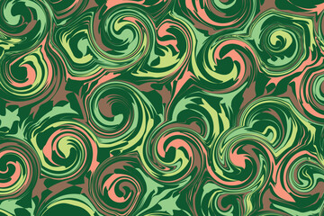 wrap twirl abstract background