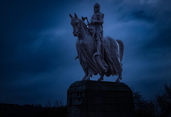 Robert the Bruce statue at Bannockburn