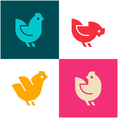 Chicken Logo. Icon design. Template elements