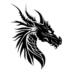 Fototapeta premium Fierce Dragon Illustration