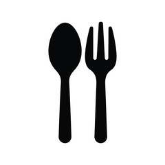 Spoon, knife, fork icon. Ready to use vector elements for restaurant logo.