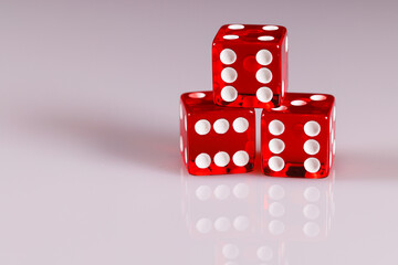 Dice for board game and role-playing game