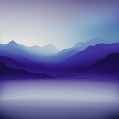 lake in the mountains Generative Ai