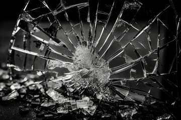 broken glass broken glass Generative Ai