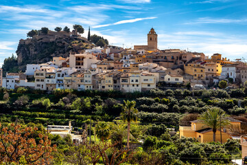 El pueblo de Polop.