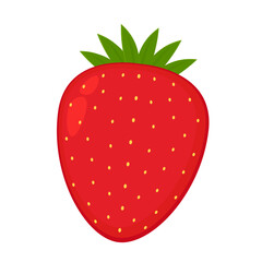 Strawberry vector. free space for text. wallpaper. background. symbol. logo.