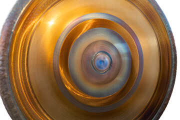 Fototapeta na wymiar Asian gong closeup
