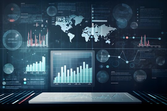Global Business Data Analytics digital render