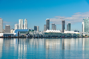 Fototapeta premium view of Miami city in Florida USA