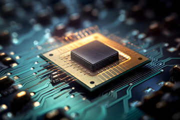 Semiconductor technology digital render