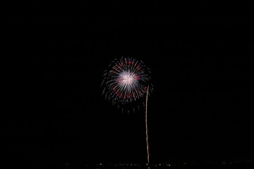 Fototapeta premium 八代の空を彩る花火