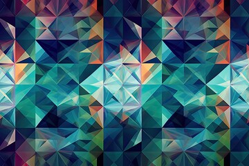 abstract background image that incorporates geometric shapes and patterns to create a sense of order and symmetry Generative AI