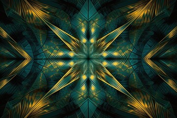 abstract background image that incorporates geometric shapes and patterns to create a sense of order and symmetry Generative AI