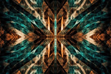 abstract background image that incorporates geometric shapes and patterns to create a sense of order and symmetry Generative AI