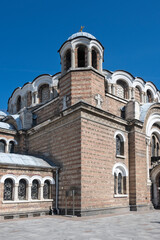 Fototapeta na wymiar Church Sveti Sedmochislenitsi in city of Sofia, Bulgaria