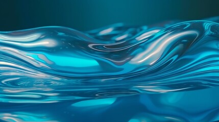 Ocean Color liquid holographic soft light background Generative AI