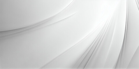 White gray satin texture that is white silver fabric silk panorama background, AI Generated