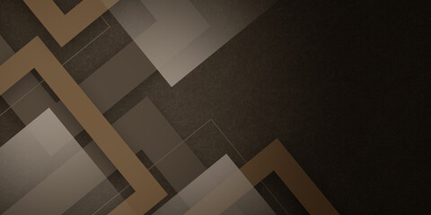 Abstract brown rectangle design template