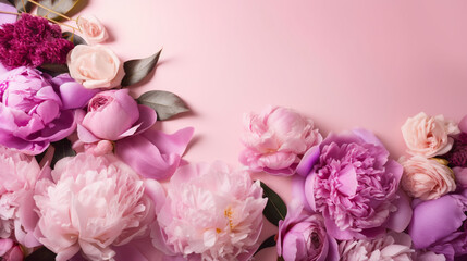 Obraz na płótnie Canvas pink, flower, rose, generative ai