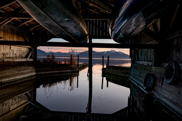 Obraz premium boathouse