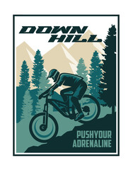 Mountain Bike Logo Adventure 06