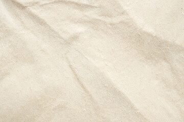 Abstract old white crumpled and creased recycle paper texture background