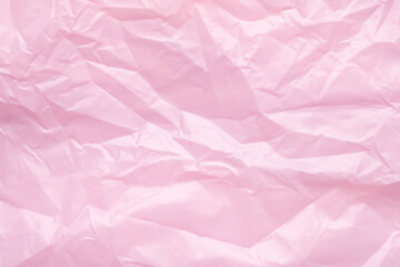 Fototapeta premium Pink plastic bag texture background